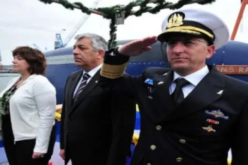 INS Rahav w drodze do domu