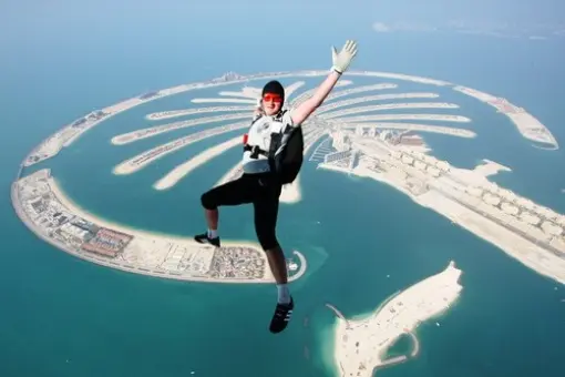 Polscy spadochroniarze w Dubaju