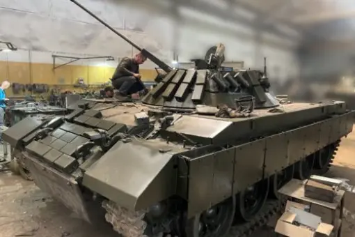 Wóz wsparcia ogniowego na T-62