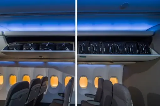 Nowe schowki w samolotach Alaska Airlines