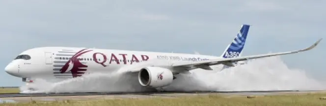 Wodne próby A350 