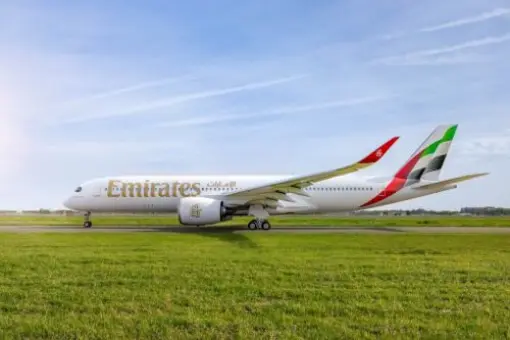 A350 z Dubaju do Edynburga