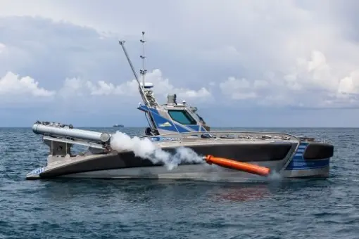 Seagull odpala torpedy