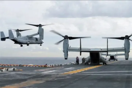 Osprey rozbił się u wybrzeży Australii
