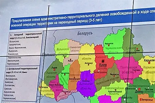 Podział Ukrainy według planów Rosji
