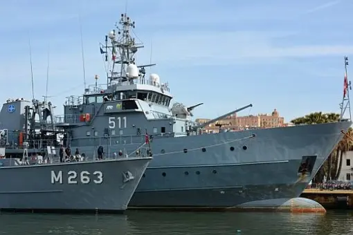 ORP Czernicki w manewrach włoskiej floty