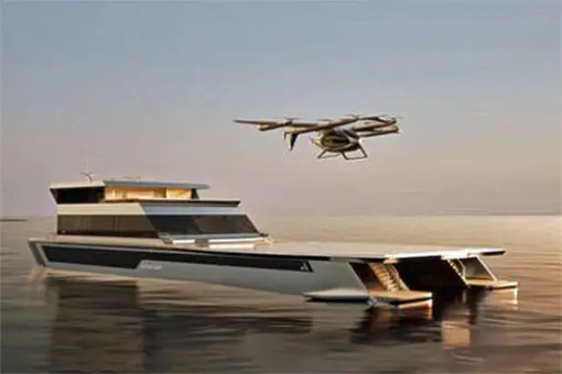 Wodny vertiport AutoFlight