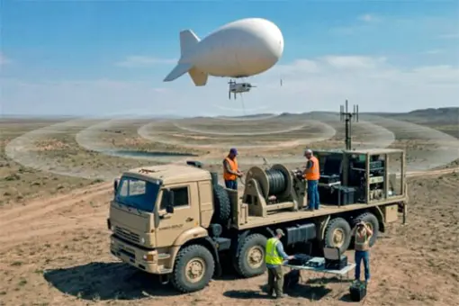 Testy aerostatu komunikacyjnego RosEl