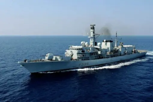 HMS Richmond na Morzu Śródziemnym