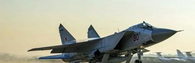MiG-31K nad Morzem Śródziemnym