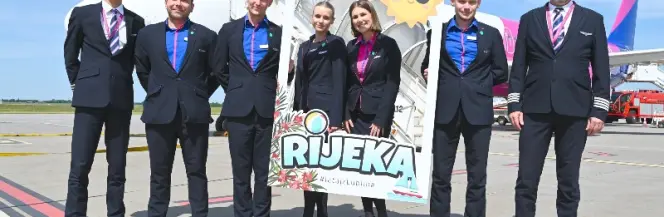 Pierwszy lot z Lublina do Rijeki