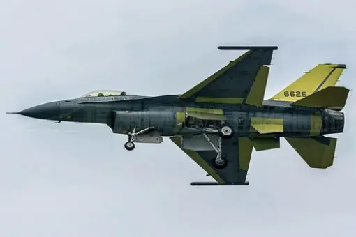 Pierwszy tajwański F-16V