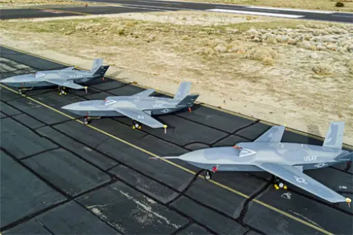 Półautonomiczny lot YFQ-42A z Sidekick