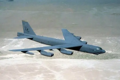 B-52 wpadł do morza