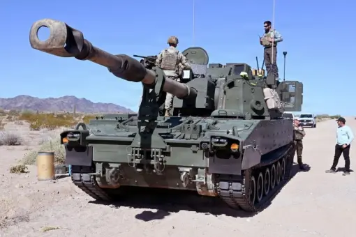 M109A7 integrowane z zsmu CROWS-LP