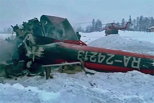 Wypadek Mi-8 w obwodzie magadańskim