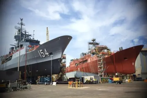 HMAS Parramatta gotowy do prób