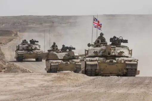 British Army nie wycofa czołgów