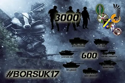 Przygotowania do ćwiczeń Borsuk-17