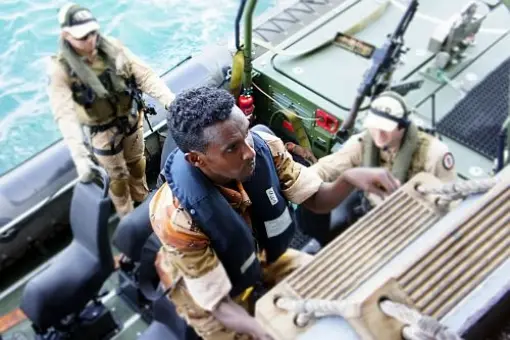 Holendrzy szkolą somalijską straż wybrzeża