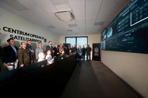 Otwarcie  Centrum Kontroli Misji Satelitarnych