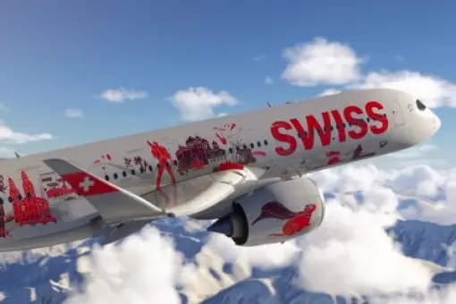 SWISS prezentują malowanie pierwszego A350-900