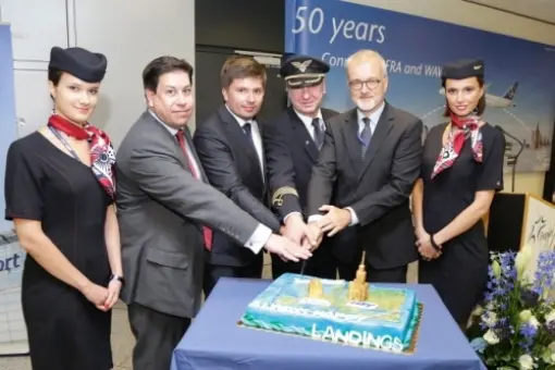 50 lat lotów Warszawa-Frankfurt