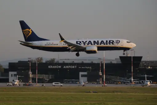 Zimowy rozkład Ryanair z Krakowa