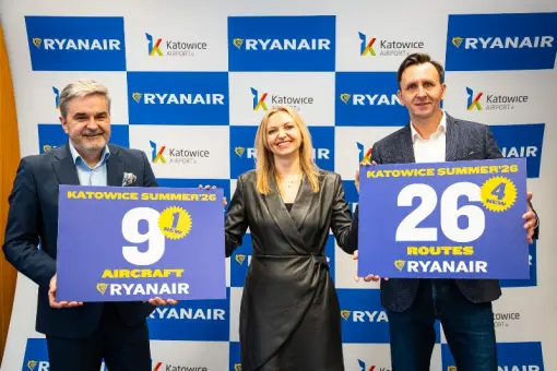 Nowości Ryanair z Katowic
