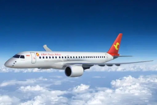 Tianjin Airlines kupują E-Jety
