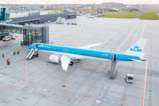 KLM wylądowały w Katowicach