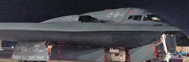 Uszkodzony w 2021 B-2A wrócił do US Air Force