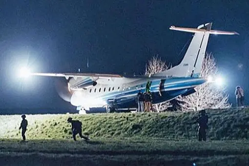 C-146A operował z autostrady na Łotwie