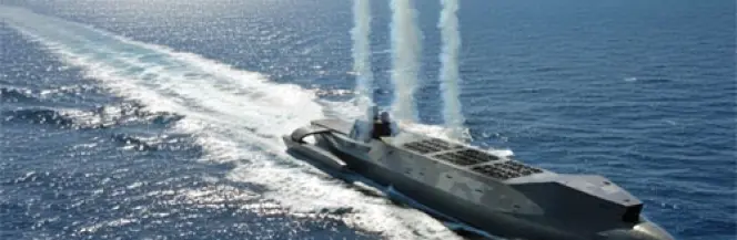 Chiński trimaran rakietowy