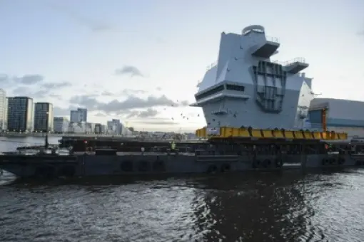 Tylna nadbudówka HMS Prince of Wales