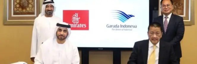 Nowe code-share Emirates i Garuda