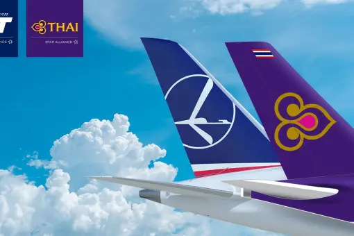 Współpraca codeshare PLL LOT i Thai Airways