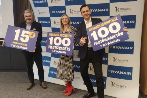 Zimowy rozkład Ryanaira z Katowic