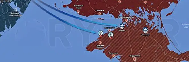 Ukraińskie bsl znowu nad Krymem