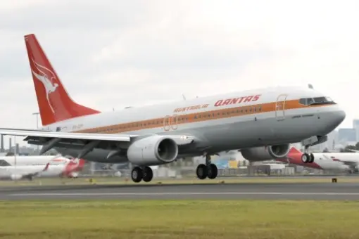 Qantas w stylu retro