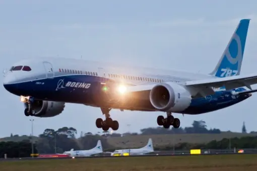 Certyfikaty dla Boeinga 787-9