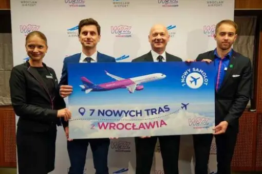 9 nowych tras Wizz z Polski