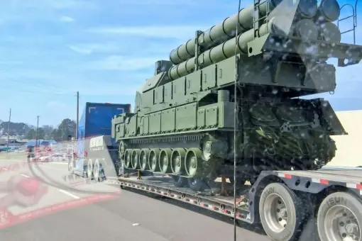 Makieta Buk-M3 w Alabamie