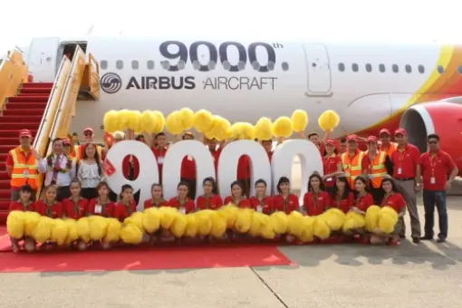 9000 Airbusów