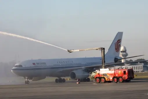 Air China na Lotnisku Chopina