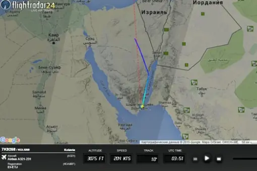 Katastrofa A321 na Synaju