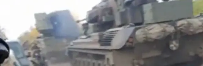 Gepardy działają na Ukrainie