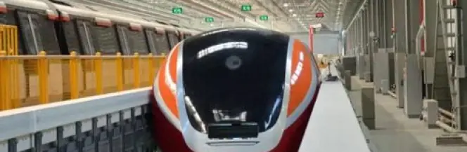 Testy chińskiego pociągu o prędkości 600 km/h