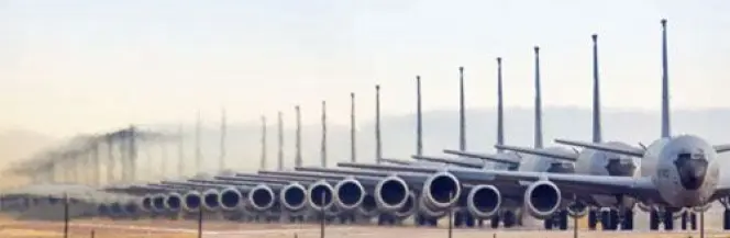 29 KC-135, 5 KC-46 i C-17 w Altus