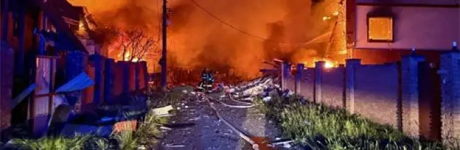 Zmasowany atak na Ukrainę